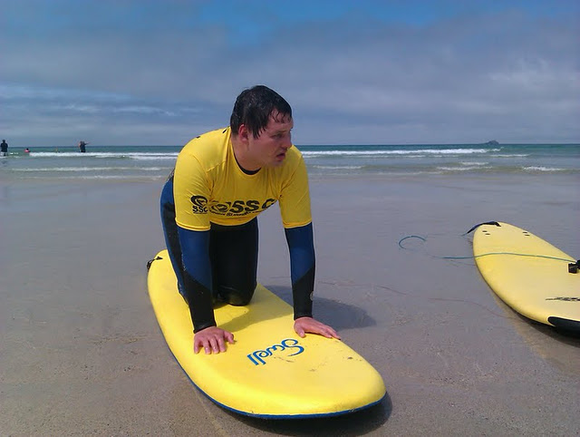 Kyle Surfing
